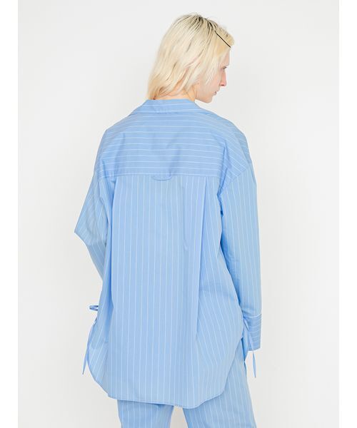 SORIN(ソリン )の「Stripe Pajama Jacket/ストライプ パジャマジャケット(テーラードジャケット・レディース・ライラック/ブルー/ホワイト・38)」の11枚目の写真