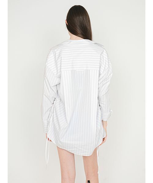SORIN(ソリン )の「Stripe Pajama Jacket/ストライプ パジャマジャケット(テーラードジャケット・レディース・ライラック/ブルー/ホワイト・38)」の7枚目の写真