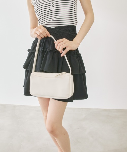 P.V.T（ピーブイティー）の「ミニショルダーバッグ（ショルダーバッグ・レディース・Black/Red/White・F）」の21枚目の写真