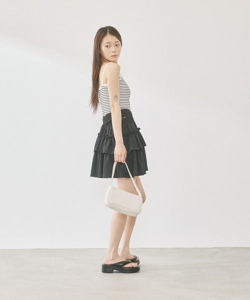 P.V.T（ピーブイティー）の「ミニショルダーバッグ（ショルダーバッグ・レディース・Black/Red/White・F）」の18枚目の写真