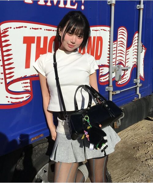 BLACKPURPLE（ブラックパープル）の「ハーネスボストンバッグ_レッド（トートバッグ・レディース・レッド・FREE）」の11枚目の写真