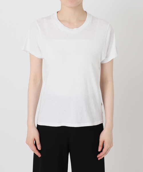 AP STUDIO(エーピーストゥディオ)の「【ASHER/アッシャー】VINTAGE TEE(Tシャツ/カットソー・レディース・ホワイト/ベージュ/カーキ/ブラウン・FREE)」の15枚目の写真