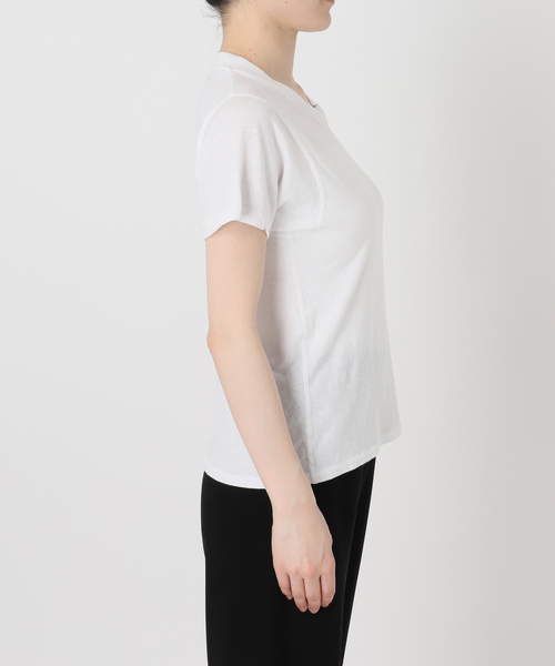 AP STUDIO(エーピーストゥディオ)の「【ASHER/アッシャー】VINTAGE TEE(Tシャツ/カットソー・レディース・ホワイト/ベージュ/カーキ/ブラウン・FREE)」の18枚目の写真