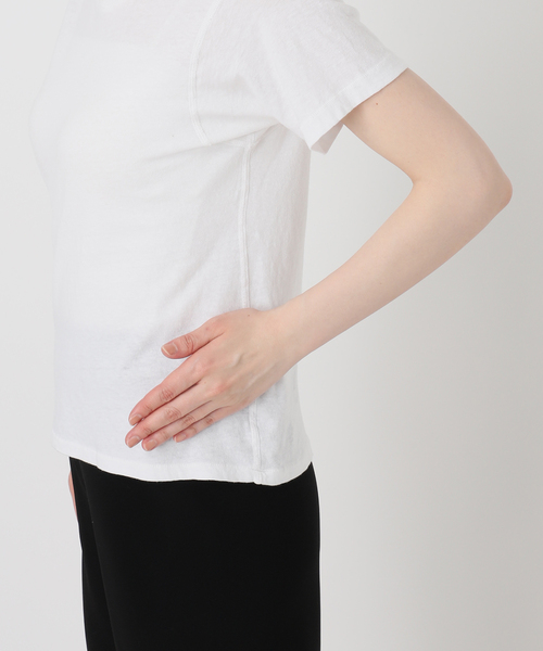 AP STUDIO(エーピーストゥディオ)の「【ASHER/アッシャー】VINTAGE TEE(Tシャツ/カットソー・レディース・ホワイト/ベージュ/カーキ/ブラウン・FREE)」の20枚目の写真