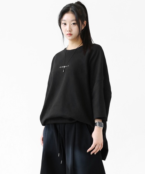 minsobi(ミンソビ)の「バックサークルグラフィック ビッグシルエット ハーフスリーブTシャツ(Tシャツ/カットソー・メンズ・ホワイト/ブラック・FREE)」の16枚目の写真