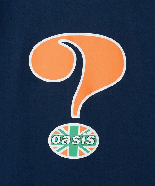 PLEASURES(プレジャー)の「<PLEASURES × oasis>QUESTION Tシャツ(Tシャツ/カットソー・メンズ・ネイビー・M/L/S)」の6枚目の写真