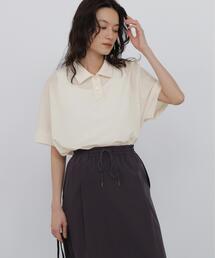 human woman（ヒューマンウーマン）の「◆【接触冷感】フィンリーチェック衿付きカットソー（Tシャツ/カットソー）」
