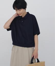 human woman（ヒューマンウーマン）の「◆【接触冷感】フィンリーチェック衿付きカットソー（Tシャツ/カットソー）」
