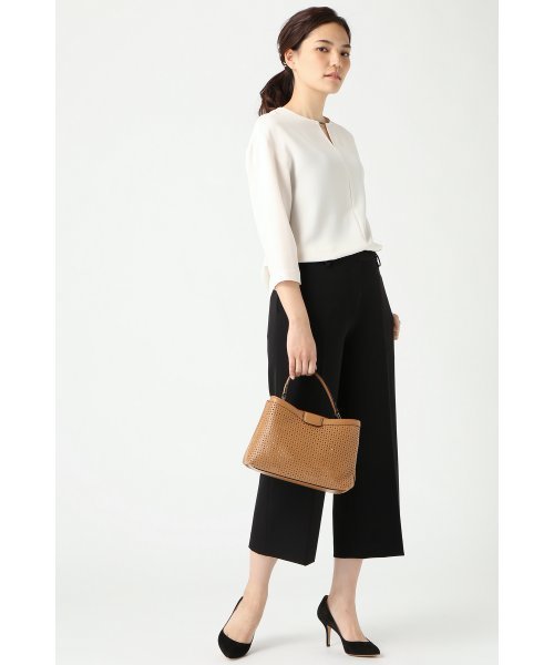 FIGARO Paris（フィガロパリ）の「◇キーネックメタル付きブラウス◆（シャツ/ブラウス・レディース・ブラック/アイボリー・38/36）」の11枚目の写真