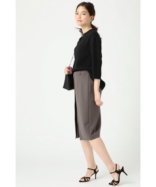 FIGARO Paris（フィガロパリ）の「◇キーネックメタル付きブラウス◆（シャツ/ブラウス・レディース・ブラック/アイボリー・38/36）」の12枚目の写真