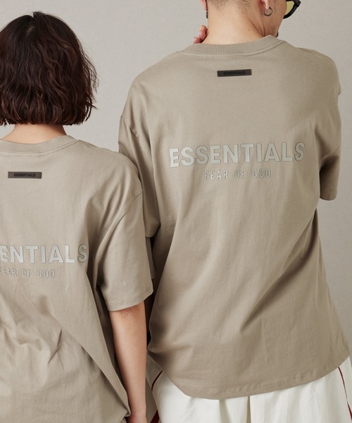 MONO KOTO DEPT.(モノコトデプト)の「SSY-ESSENTIALS 裏ロゴ半袖Tシャツ(Tシャツ/カットソー・メンズ・グレイッシュベージュ・S/L/M)」の4枚目の写真