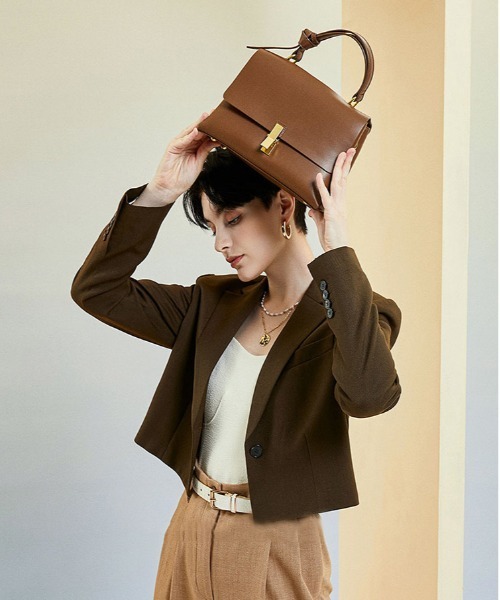 NiiNa(ニーナ)の「【NiiNa】【高品質牛革】本革アンティークレザーバッグ(ショルダーバッグ・レディース・ホワイト・FREE)」の15枚目の写真