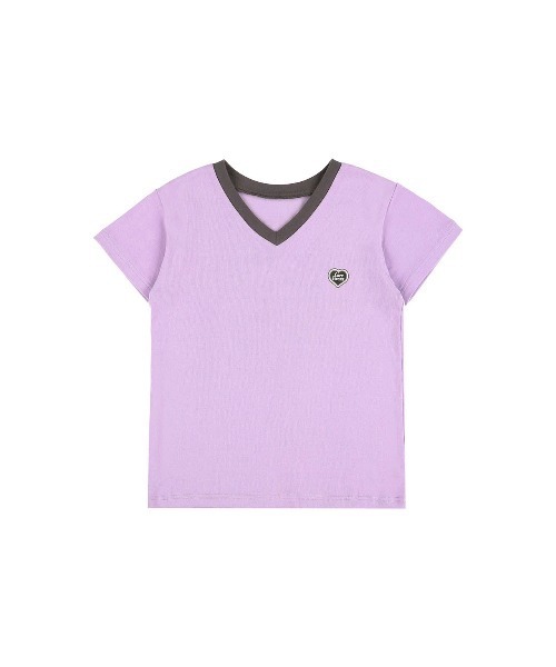 ALEXIA STAM（アリシアスタン）の「[Care Bears  x ALEXIA STAM] V Neck Ringer Tee /ケアベア コラボ リンガーTee（Tシャツ/カットソー・レディース・パープル/イエロー/ホワイト・S/M）」の19枚目の写真
