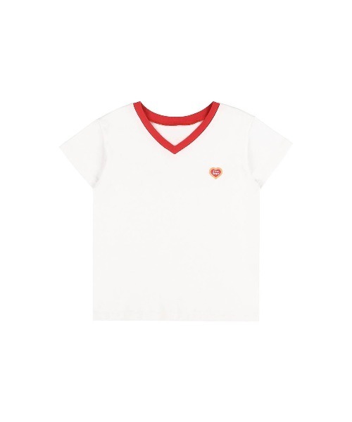 ALEXIA STAM（アリシアスタン）の「[Care Bears  x ALEXIA STAM] V Neck Ringer Tee /ケアベア コラボ リンガーTee（Tシャツ/カットソー・レディース・パープル/イエロー/ホワイト・S/M）」の14枚目の写真