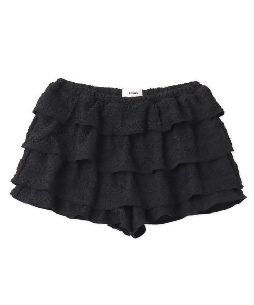 atmos pink（アトモスピンク）の「atmos pink Tiered Short Pants / アトモスピンク ティアード ショート パンツ（その他パンツ・レディース・ブラック/ホワイト/ピンク・FREE）」の2枚目の写真