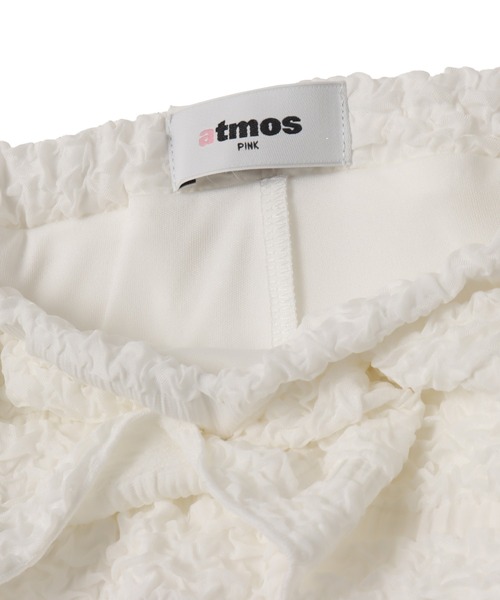 atmos pink（アトモスピンク）の「atmos pink Tiered Short Pants / アトモスピンク ティアード ショート パンツ（その他パンツ・レディース・ブラック/ホワイト/ピンク・FREE）」の12枚目の写真