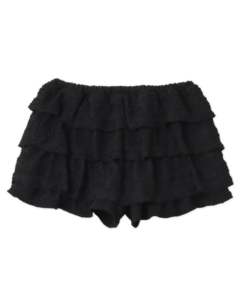 atmos pink（アトモスピンク）の「atmos pink Tiered Short Pants / アトモスピンク ティアード ショート パンツ（その他パンツ・レディース・ブラック/ホワイト/ピンク・FREE）」の7枚目の写真