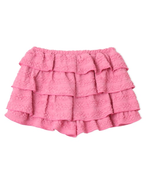 atmos pink（アトモスピンク）の「atmos pink Tiered Short Pants / アトモスピンク ティアード ショート パンツ（その他パンツ・レディース・ブラック/ホワイト/ピンク・FREE）」の4枚目の写真