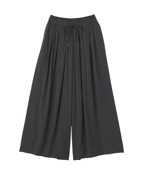 YECCA VECCA(イェッカヴェッカ)の「【接触冷感】シルキータックワイドパンツ【セットアップ対応】(その他パンツ・レディース・ブルー/グレイッシュベージュ/チャコールグレー・FREE)」の12枚目の写真