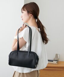 ロングハンドルソフトボストンバッグ