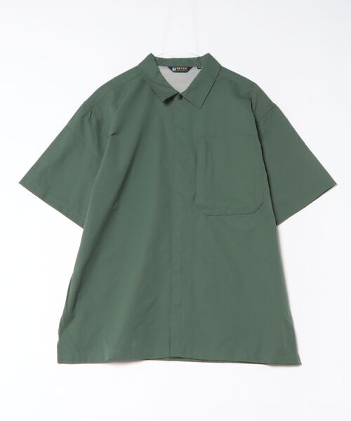 Eddie Bauer(エディーバウアー)の「EBTEK マイクロメッシュ 半袖シャツ(シャツ/ブラウス・メンズ・グリーン/ブラック/ライトベージュ・S/M/L/XL/XXL)」の3枚目の写真