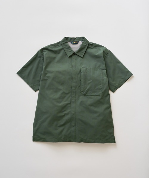 Eddie Bauer（エディーバウアー）の「EBTEK マイクロメッシュ 半袖シャツ（シャツ/ブラウス・メンズ・グリーン/ブラック/ライトベージュ・S/M/L/XL/XXL）」の19枚目の写真