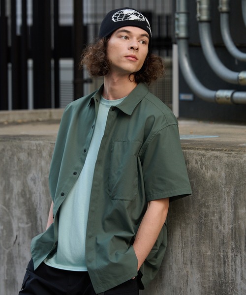 Eddie Bauer（エディーバウアー）の「EBTEK マイクロメッシュ 半袖シャツ（シャツ/ブラウス・メンズ・グリーン/ブラック/ライトベージュ・S/M/L/XL/XXL）」の13枚目の写真