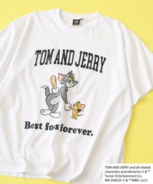 トムとジェリーオーバーサイズTシャツ 半袖