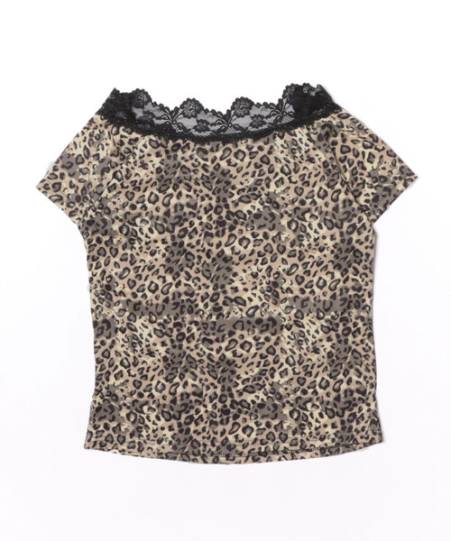IMARI（イマリ）の「【 IMARI / イマリ 】 レオパード レース オフショル トップス（Tシャツ/カットソー・レディース・レオパード・FREE）」の15枚目の写真