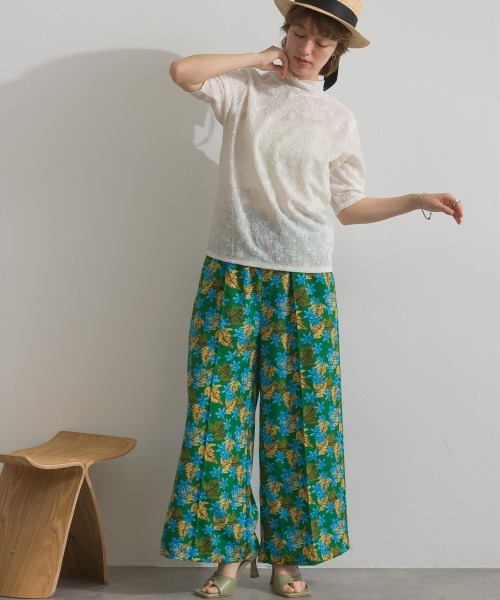 le colis（ルコリ）の「メロウ ボトルネック 5分袖 TEE（Tシャツ/カットソー・レディース・イエロー/オフホワイト/ブラック・FREE）」の9枚目の写真