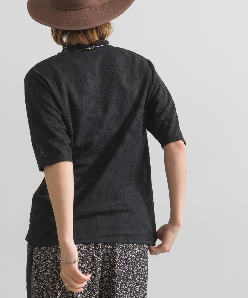 le colis（ルコリ）の「メロウ ボトルネック 5分袖 TEE（Tシャツ/カットソー・レディース・イエロー/オフホワイト/ブラック・FREE）」の18枚目の写真