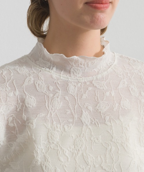 le colis（ルコリ）の「メロウ ボトルネック 5分袖 TEE（Tシャツ/カットソー・レディース・イエロー/オフホワイト/ブラック・FREE）」の22枚目の写真