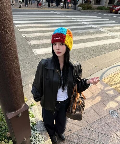 ITZAVIBE(イッザバイブ)の「ITZ MINI LOGO VEGAN LEATHER JACKET(ライダースジャケット・レディース・その他・MEDIUM/LARGE)」の9枚目の写真