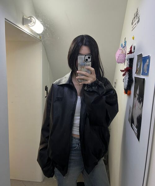 ITZAVIBE(イッザバイブ)の「ITZ MINI LOGO VEGAN LEATHER JACKET(ライダースジャケット・レディース・その他・MEDIUM/LARGE)」の14枚目の写真