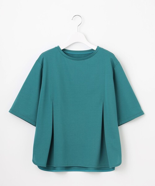 J.PRESS Ladies(J.プレス レディス)の「タイプライターライクジャージー クルーネック カットソー(Tシャツ/カットソー・レディース・ネイビー系/ライトグレー系/ライトグリーン系・SMALL)」の6枚目の写真