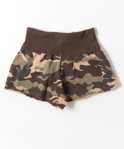 tinkerend(ティンカーエンド)の「Cut-off Sweat Mini Shorts / カットオフスウェットミニショーツ(スウェットパンツ・レディース・カモフラージュ/グレー・1/2)」の21枚目の写真