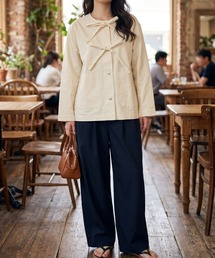 umune（ウムネ）の「リボン付カバーオール（カバーオール）」
