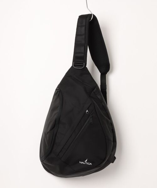 NAUTICA(ノーティカ)の「【NAUTICA/ノーティカ】 NTC-12 スリングバッグ(ボディバッグ/ウエストポーチ・メンズ・ブラック/ホワイト・FREE)」の2枚目の写真