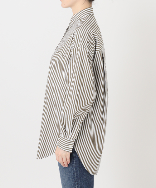 Spick & Span(スピックアンドスパン)の「《WEB限定カラー有り / 追加》50コットンオーバーシャツ(シャツ/ブラウス・レディース・サックスブルー/その他8/その他15/ホワイト/カーキ・FREE)」の15枚目の写真