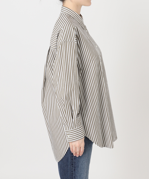 Spick & Span(スピックアンドスパン)の「《WEB限定カラー有り / 追加》50コットンオーバーシャツ(シャツ/ブラウス・レディース・サックスブルー/その他8/その他15/ホワイト/カーキ・FREE)」の13枚目の写真