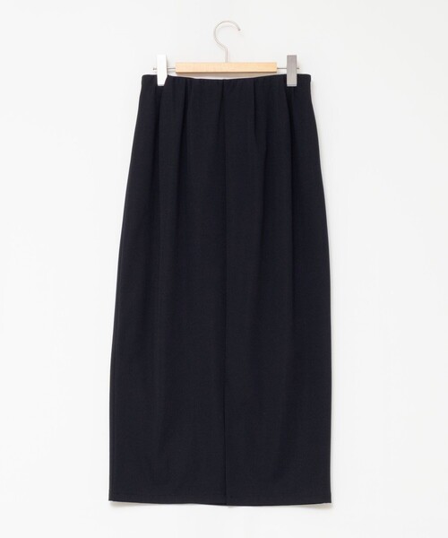 NOLLEY’S(ノーリーズ)の「《セットアップ対応/接触冷感》【BECシリーズ】ウォッシャブルハイスペックジャージギャザータイトスカート(スカート・レディース・ベージュ/ブラック・36/38)」の10枚目の写真