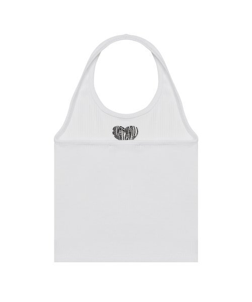 LUVISTRUE(ラヴイズトゥルー)の「SU LOGO HALTER NECK TOP(WHITE)(Tシャツ/カットソー・レディース・その他・FREE)」の3枚目の写真