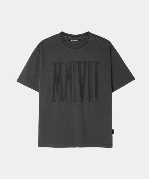 MAISON MINED(メゾンミネド)の「MMXVIII VINTAGE HALF T WASHED BLACK(Tシャツ/カットソー・メンズ・その他・SMALL/MEDIUM/LARGE)」の3枚目の写真