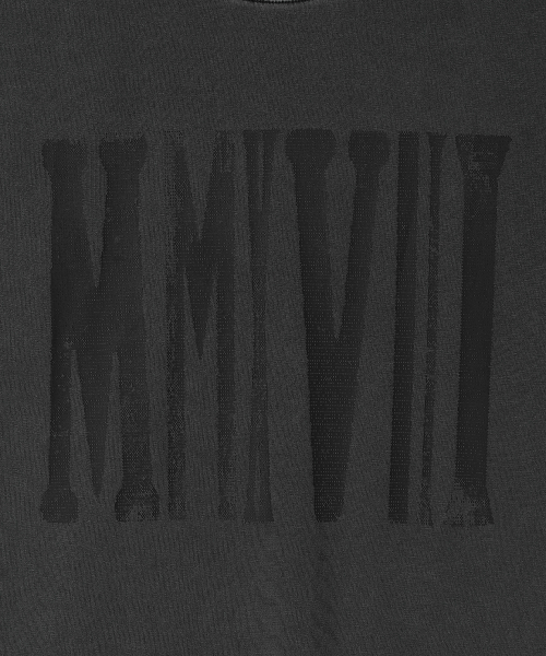 MAISON MINED(メゾンミネド)の「MMXVIII VINTAGE HALF T WASHED BLACK(Tシャツ/カットソー・メンズ・その他・SMALL/MEDIUM/LARGE)」の6枚目の写真