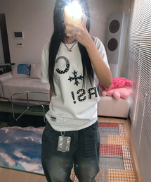 C.RS! オーバーサイズ 半袖Tシャツ