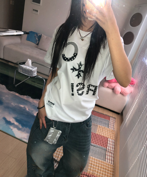 SEW-B(ソービー)の「C.RS! オーバーサイズ 半袖Tシャツ(Tシャツ/カットソー・レディース・その他・FREE)」の2枚目の写真