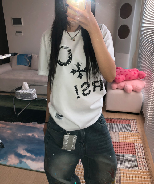 SEW-B(ソービー)の「C.RS! オーバーサイズ 半袖Tシャツ(Tシャツ/カットソー・レディース・その他・FREE)」の5枚目の写真