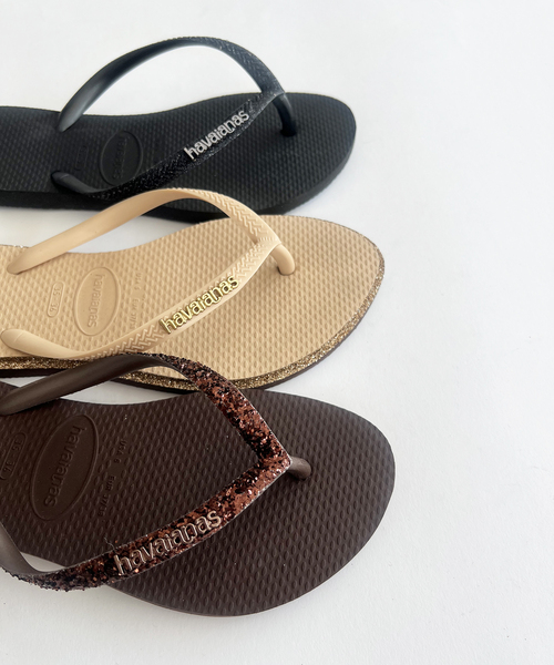 havaianas(ハワイアナス)の「【Havaianas/ハワイアナス】SLIM GLITTER II(サンダル・レディース・ブラック/ブラウン・24.5cm/23cm)」の15枚目の写真
