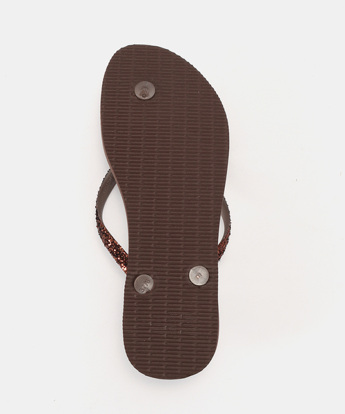 havaianas(ハワイアナス)の「【Havaianas/ハワイアナス】SLIM GLITTER II(サンダル・レディース・ブラック/ブラウン・24.5cm/23cm)」の3枚目の写真