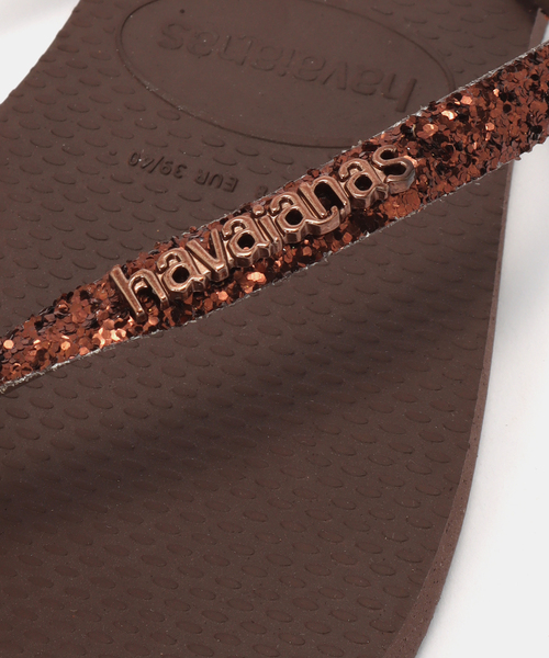 havaianas(ハワイアナス)の「【Havaianas/ハワイアナス】SLIM GLITTER II(サンダル・レディース・ブラック/ブラウン・24.5cm/23cm)」の4枚目の写真
